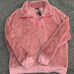Half zip Sherpa